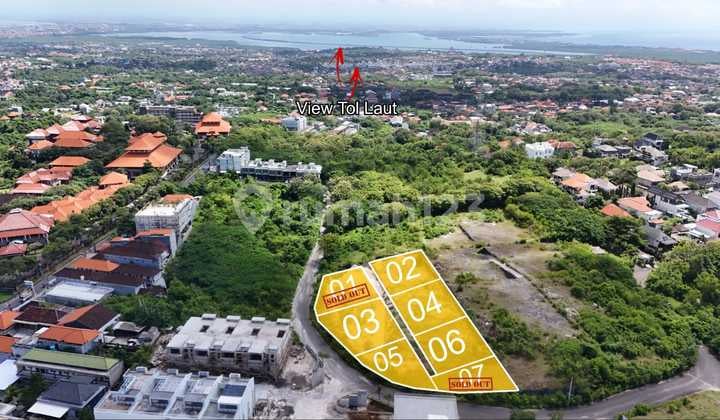 Tanah Kavling Plot Kecil View Tol Laut Link Villa Depan Stp Nusa Dua Bali