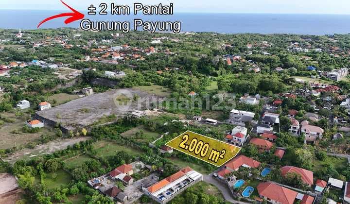 Tanah Hook Murah Bonus Rumah Gunung Payung Kutuh Bali