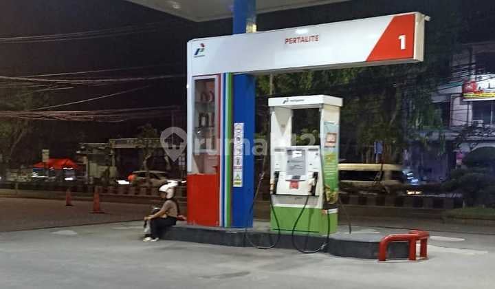 Fuel pump at the gas station still operating on Sunset Road, Kuta, Bali