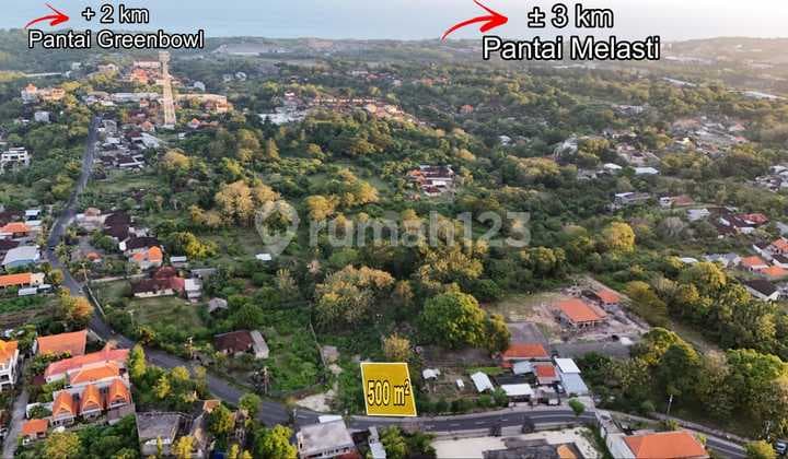 Small Land Plot on Main Road, Bali Cliff, Ungasan, Bali
