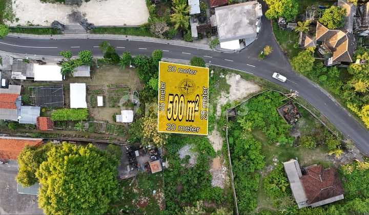 Small Land Plot on Main Road, Bali Cliff, Ungasan, Bali