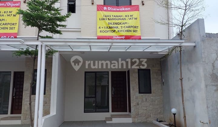 Rumah 2 Lantai Unfurnish Dalam Cluster Condet Jaktim