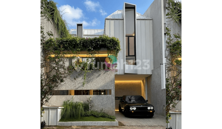Rumah Modern Cantik Bergaya Industrial Full Furnish