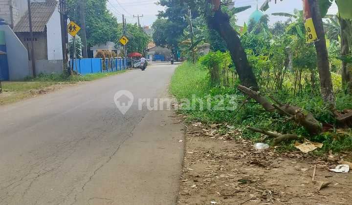 Jual Cepat Tanah Padat Strategis Pinggir Jalan Raya Cikeas Bogor