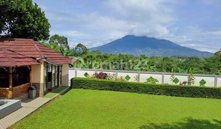Jual Vila Aktif 1850 M² View Pegunungan Puncak Rancamaya Bogor