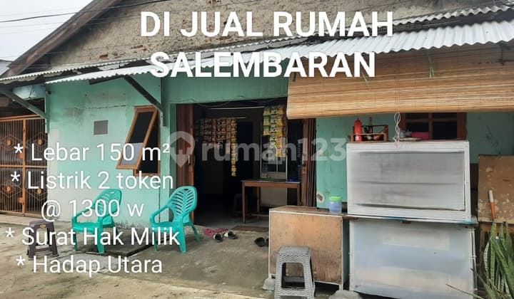 Rumah Dijual Surat Hak Milik di Jalan Salembaran, Dadap - Tangerang