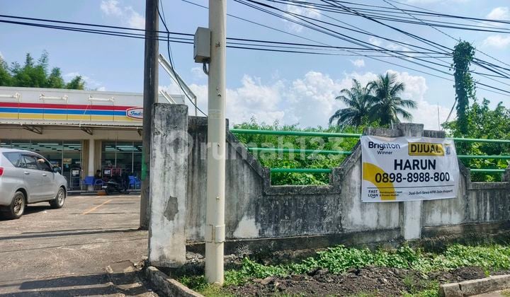 Tanah Bagus Lokasi Strategis Pinggir Jalan Raya Lintas Timur Km10