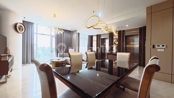 For Rent Verde 2 Apartment Furnished 3 Bedrooms Size 230M in South Jakarta
