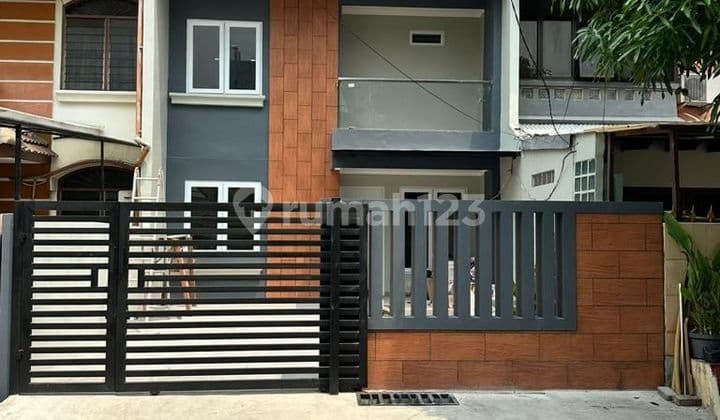 Rumah baru janur hijau luas 6x20, 2lantai baru, 3+1kamar tidur utama, shm, terang, negosiasi