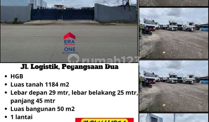 Warehouse Lot Pegangsaan Dua Container Access