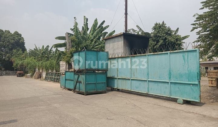 Kavling buat gudang di kamal indah. Bebas banjir jalanan beton Luas 2.200m²