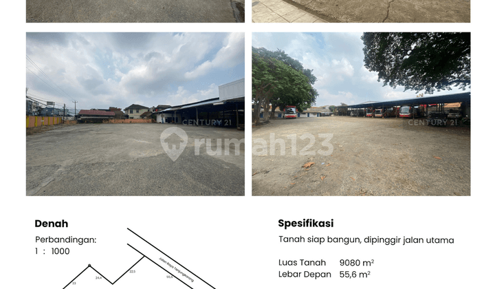 dijual tanah bagus strategis di Bandar Lampung