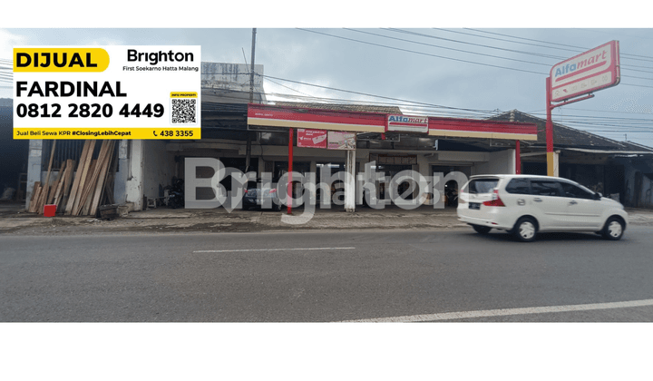 Turun Harga / Ruko di Jalan Raya Ampeldento, Pakis, Malang