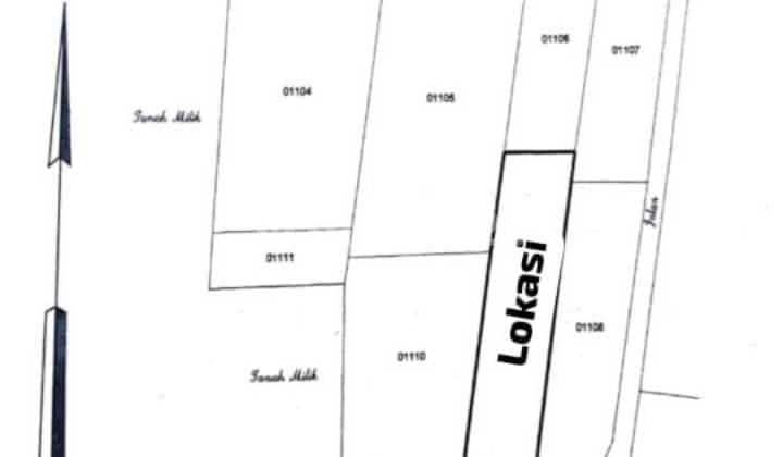 Disewakan Tanah Premium 50 meter ke Pantai Sanur Mertasari BALI