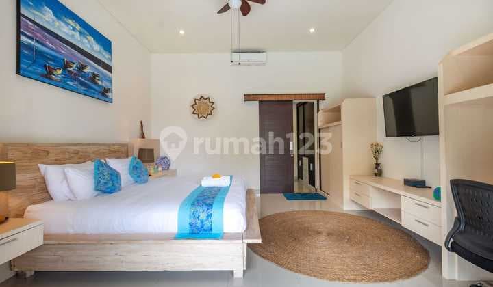 Dijual / Freehold : Krishna Villas 4 Bed, Sawah & Gunung View Pererenan, Bali