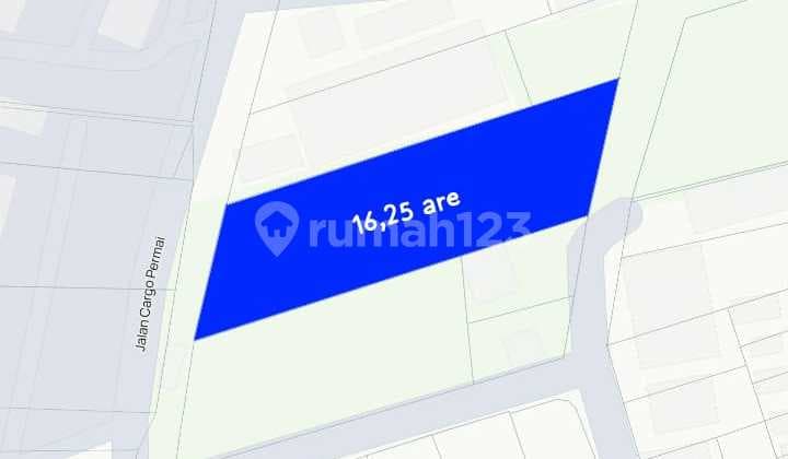 Dijual Tanah Datar / Plat Loc : Jl Utama Gn Galungung - Cargo / Dekat Pasar - Depan Dinas Perhubungan