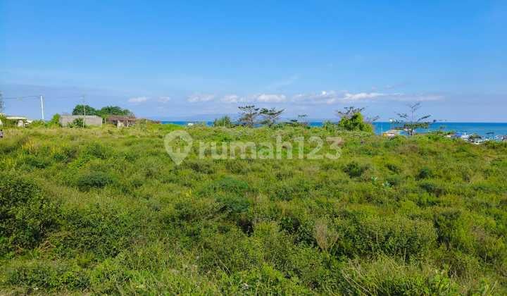 For Sale Land with Beach View and View of Mount Agung, Hill and Nusa Penida Island, Location Siyut Gianyar BALI