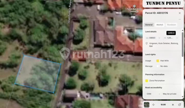 For Sale Fast Land in Balangan Beach Area - Bali