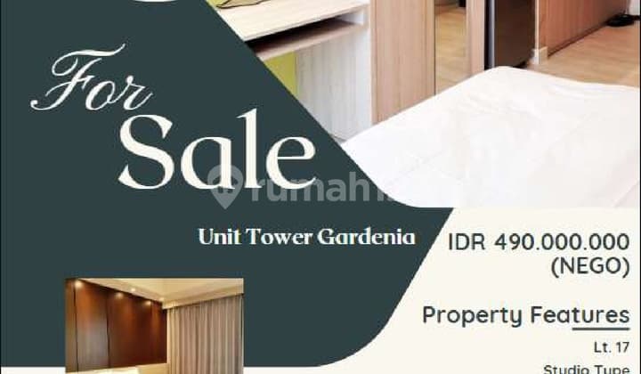 Dijual Apartemen Casa De Parco Type Studio