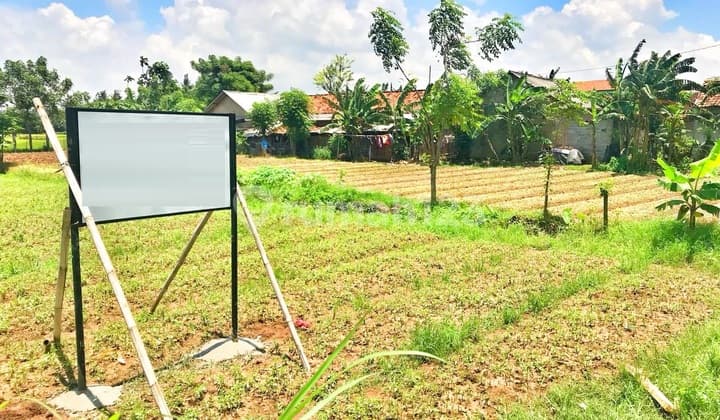 Land for Sale in Babelan, Strategic Location, Roadside and Flood-Free