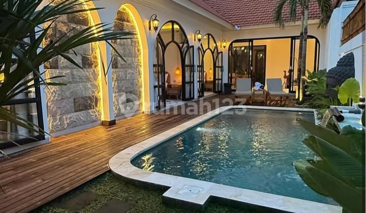 3Beds Bali Villa For Rent With Private Pool In Canggu - Furnished