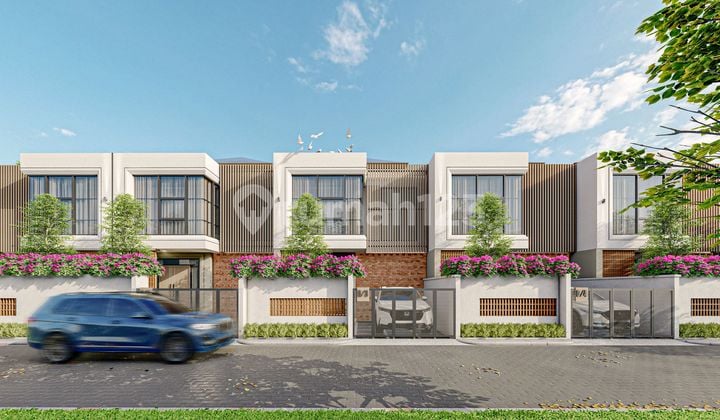 Modern Balinese 2-Storey 2-Bedroom House in Jimbaran - Mortgage Available, Freehold Title