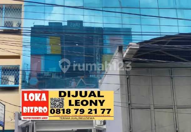 Jual cepat ruko jl Biak Cideng Jakarta Pusat kondisi 5 lantai rapi