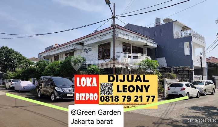 Green Garden jual rumah hitung tanah , lokasi Hook Selatan utara Barat