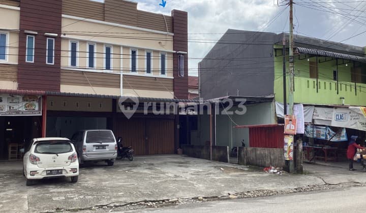 2-Story Shop House with Full Tiling for Sale on Jl. Garuda Tengah, Pekanbaru City
