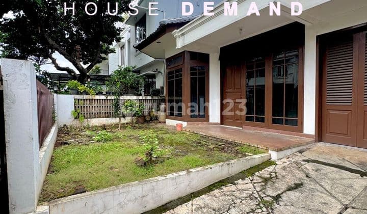 Rumah Lama Hitung Tanah, Bangunan 1 Lantai Terawat, Tanah Kotak