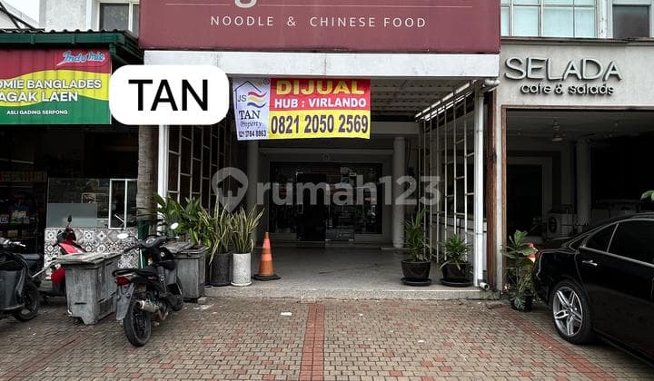 Jual Ruko 3 Lantai Hadap Jalan South Goldfinch, Gading Serpong