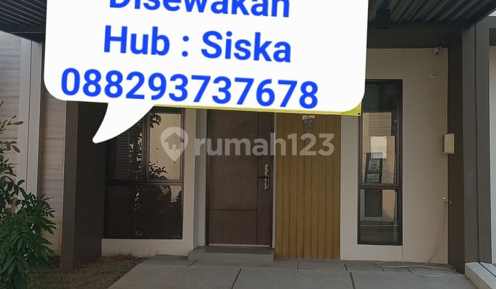 Disewakan Rumah Brand New dan Siap Huni Full Furnish Nempel Stasiun di Citra Garden Serpong Cisauk
