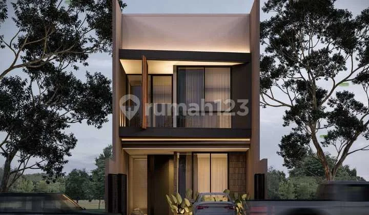 Rumah 2 Lantai Baru Minimalis Modern di Manyar Kertoadi Rumah 2 Lantai Baru Minimalis Modern di Manyar Kertoadi