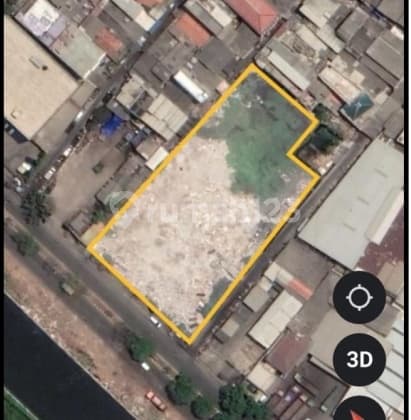 Kavling Komersial Danau Sunter Barat Jalan Raya