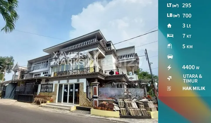 Rumah Usaha Sulfat Malang Posisi Hook Kawasan Ramai