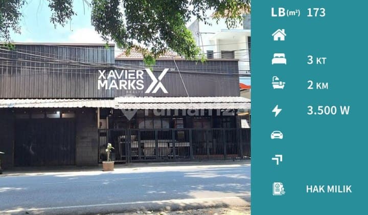 Ruang Usaha Furnish di Jl Galunggung Malang