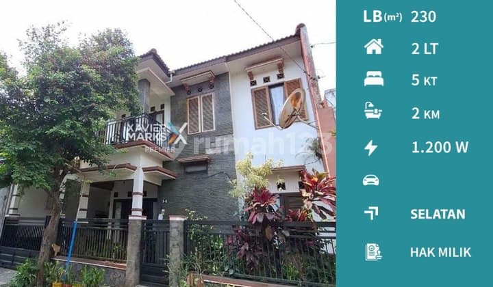 Rumah 2 Lantai Dekat Pasar Gadang di Tlogowaru Malang