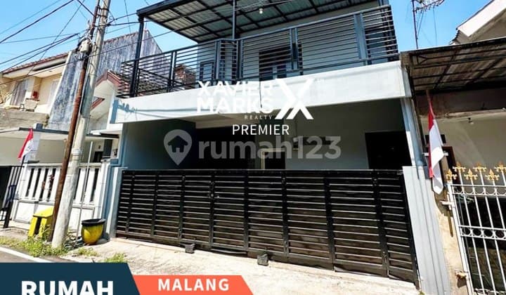 Rumah 2 Lantai Semi Furnish Area Tidar Malang Dekat Unmer
