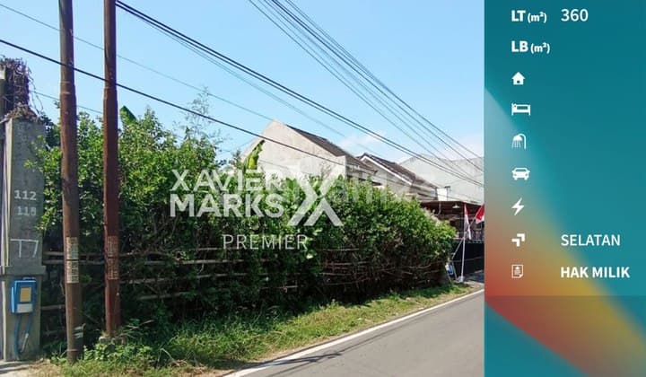 Tanah Strategis Murah Jalan Simpang Borobudur Malang