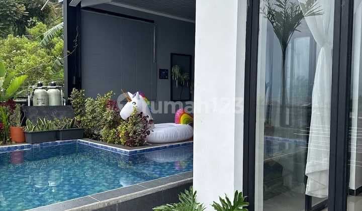 Dijual Villa Aktif View Tangkuban Perahu + Private Pool di Dago Giri Lembang