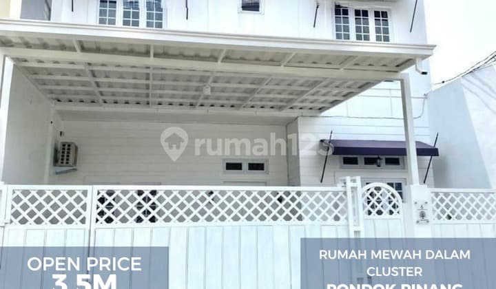 House for Sale Ready to Occupy in a Cluster in Pondok Pinang, South Jakarta, Steps Away to PIM