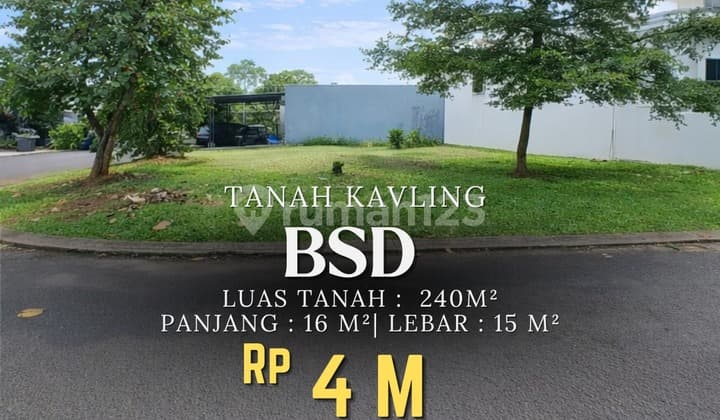 Tanah Dijual Murah di The Green BSD Dekat Toll BSD