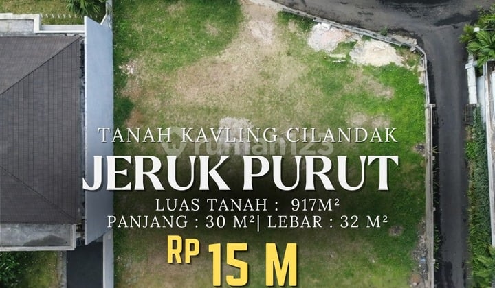 Tanah Dijual Langka Jarang Ada di Jeruk Purut 917 M² Harga NJOP