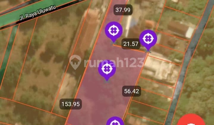 TOP URGENT DI JUAL TANAH PINGGIR JALAN LOKASI ULUWATU UNGASAN KUTA SELATAN BADUNG