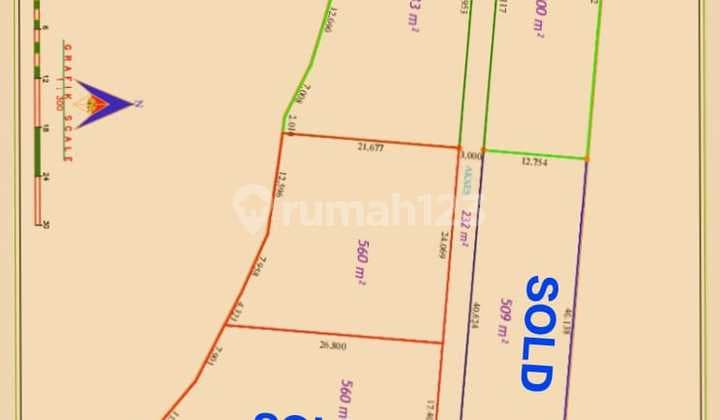 Sure Deal For Rent, Land by the Road Near the Beach Location Pecatu, South Kuta, Badung, Bali