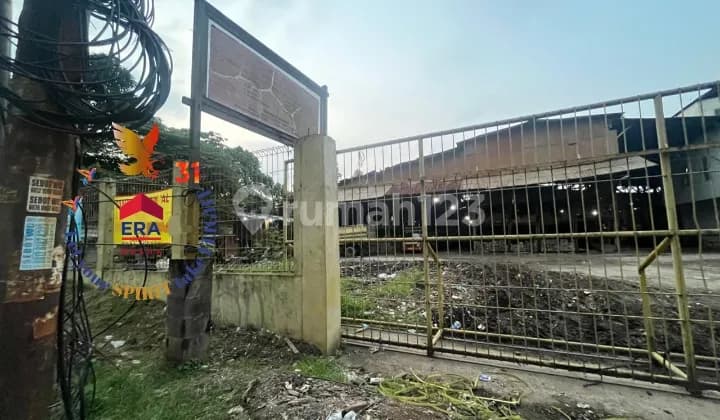Tanah Strategis Plus Gudang Jalan Raya Puspitek Pamulang Serpong Tangerang Selatan
