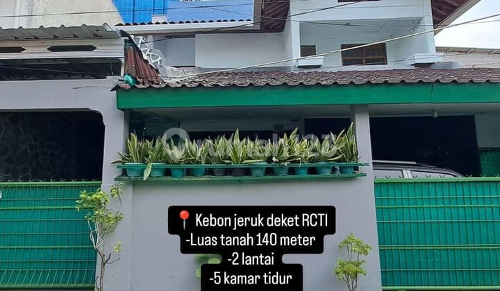 Turun Harga Rumah Kebun Jeruk Dekat Rcti Bebas Banjir