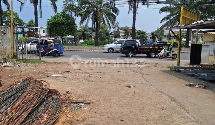 Daan Mogot 2000m2 Strategis Dekat Pom Bensin Siap Nego
