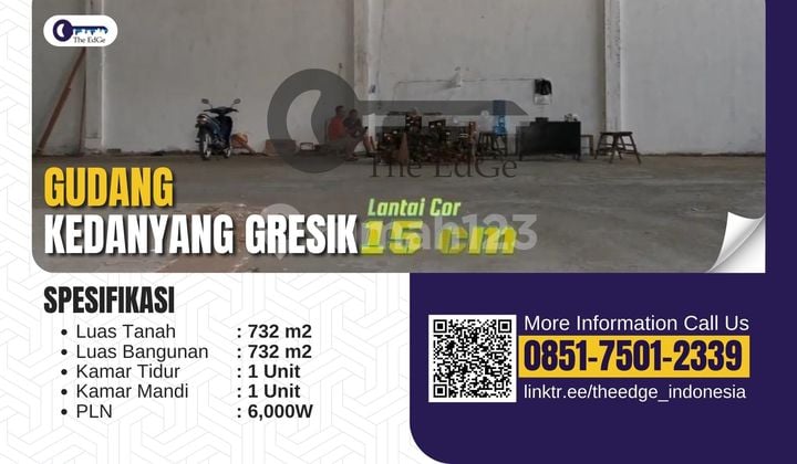 Jual Gudang Kedanyang Gresik 14 Dari Gerbang Tol Kebomas The Edge