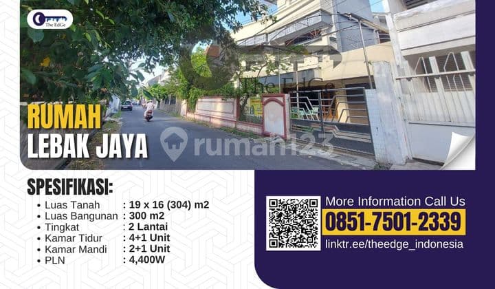 Jual Rumah 2 Lantai 5 Kamar Lebak Jaya Surabaya Timur The Edge
